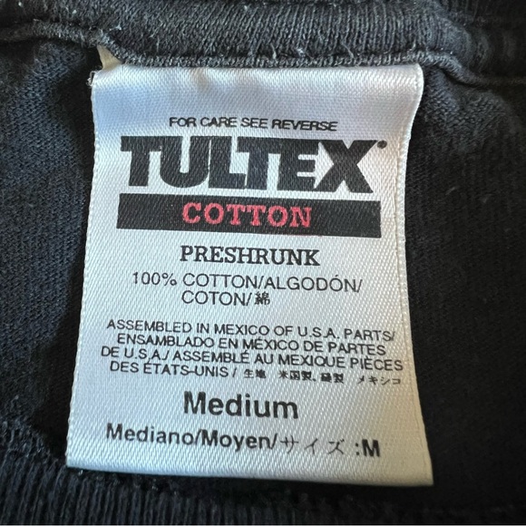 Vintage Spice Girls Spiceworld Tour 98 T Shirt M Rap Tee Black Tultex Tag 90’s - Picture 2 of 10